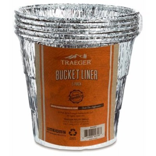 Traeger Pellet Grills 5PK ALU Bucket Liner BAC407